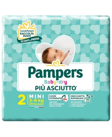 PAMPERS BABY DRY DWCT MIN24 BS