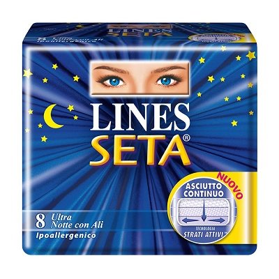 LINES SETA ULTRA NOTTE 8PZ 3321