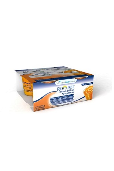 RESOURCE BEV GEL ARANCIA 4X125 RESOURCE BEV GEL ARANCIA 4X125