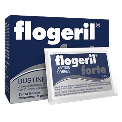 FLOGERIL FORTE integratore che favorisce il microcircolo e il drenaggio dei liquidi 18 buste 