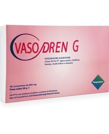 VASODREN G 40CPR 500MG