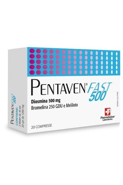 PENTAVEN FAST 500 20CPR PENTAVEN FAST 500 20CPR