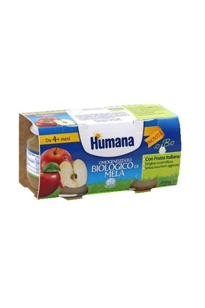 HUMANA OMOG MELA BIO 2X100G HUMANA OMOG MELA BIO 2X100G