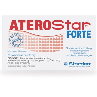 aterostar forte integratore per il controllo del colesterolo 20 compresse 