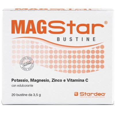 magstar integratore di magnesio e potassio 20 bustine magstar integratore di magnesio e potassio 20 bustine