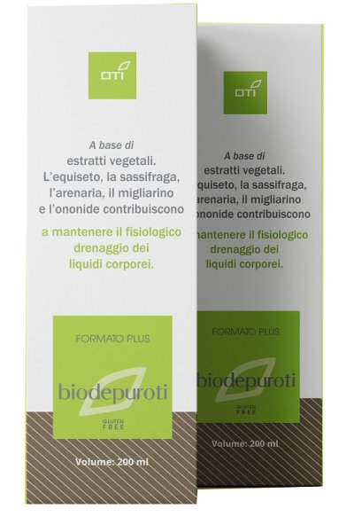 BIODEPUROTI FORMATO PLUS 200 OTI BIODEPUROTI FORMATO PLUS 200 OTI