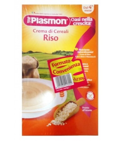 PLASMON CEREALI RISO 2X230G