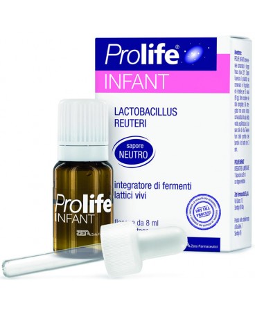 PROLIFE INFANT REUTERI integratore di fermenti lattici per neonati e lattanti  flaconcino da 8 ml. 