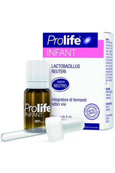 PROLIFE INFANT REUTERI integratore di fermenti lattici per neonati e lattanti flaconcino da 8 ml. PROLIFE INFANT REUTERI integratore di fermenti lattici per neonati e lattanti flaconcino da 8 ml.