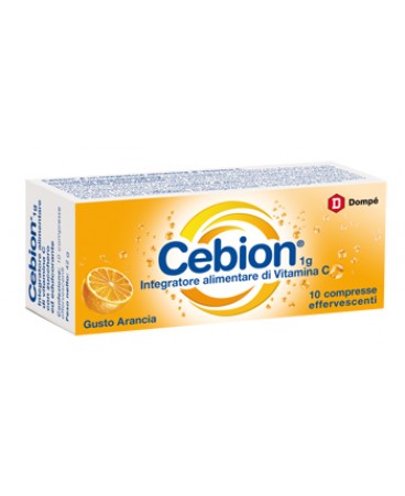 cebion effervescente vitamina C gusto arancia 10 compresse  