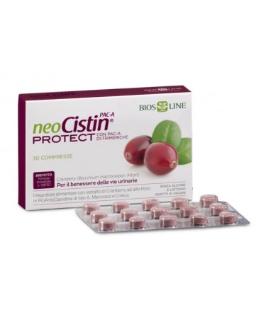 BIOS LINE neocistin pac-a protect integratore a base di Cranberry 30 compresse 