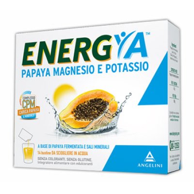 ENERGYA Papaya Magnesio e Potassio 14 bustine