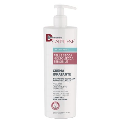 dermovitamina calmilene crema idratante quotidiana per pelle secca e sensibile 500 ml. dermovitamina calmilene crema idratante quotidiana per pelle secca e sensibile 500 ml.