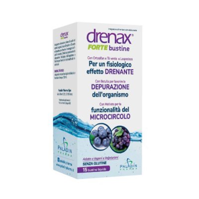 drenax forte gusto mirtillo effetto drenante e depurativo 15 buste drenax forte gusto mirtillo effetto drenante e depurativo 15 buste