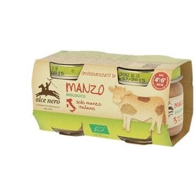 OMOGENEIZ MANZO BIO 2X80G ALCE OMOGENEIZ MANZO BIO 2X80G ALCE
