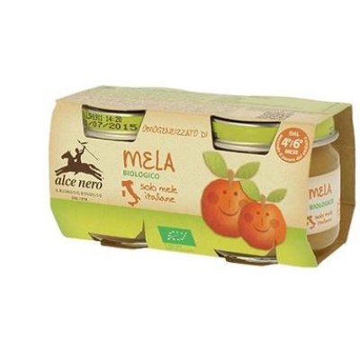OMOGENEIZ MELA 2X80G ALCE OMOGENEIZ MELA 2X80G ALCE