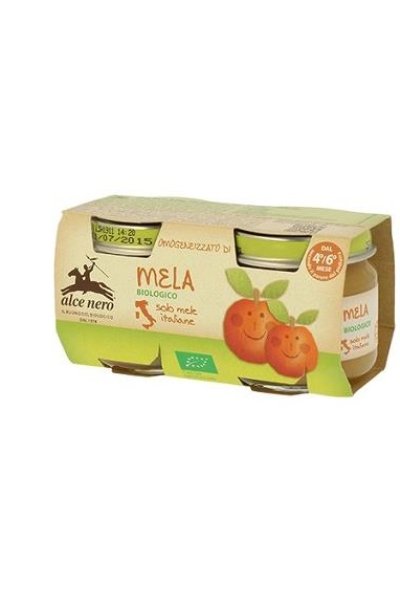 OMOGENEIZ MELA 2X80G ALCE OMOGENEIZ MELA 2X80G ALCE