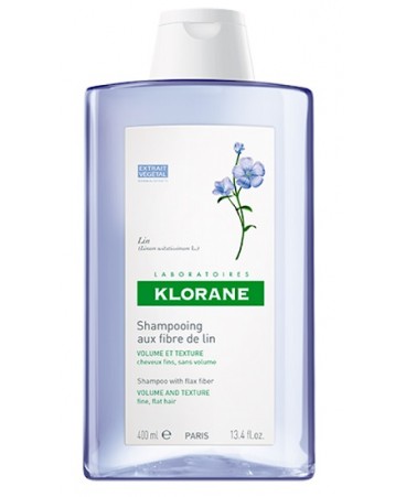 KLORANE SH FIBRE LINO VOLUM400ML