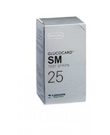 GLUCOCARD-SM TEST STRIPS 25PZ