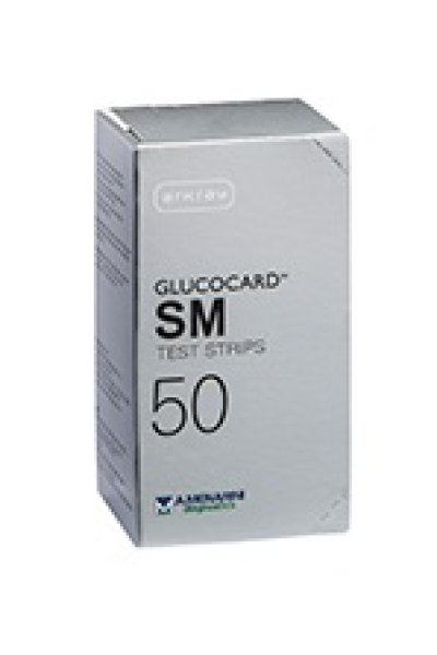 GLUCOCARD SM TEST STRIPS 50PZ GLUCOCARD SM TEST STRIPS 50PZ