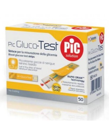 GLUCOTEST STRISCE PIC 50PZ