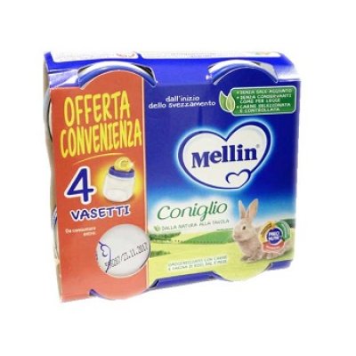 MELLIN OMOG CONIGLIO 4X80G MELLIN OMOG CONIGLIO 4X80G