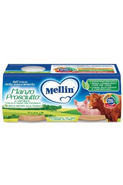 OMO MELLIN Manzo/Prosc.2x120g OMO MELLIN Manzo/Prosc.2x120g