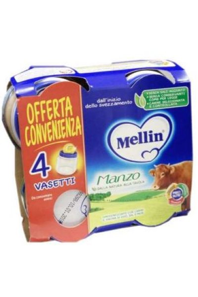 MELLIN-OMO.MANZO 4X80G MELLIN-OMO.MANZO 4X80G