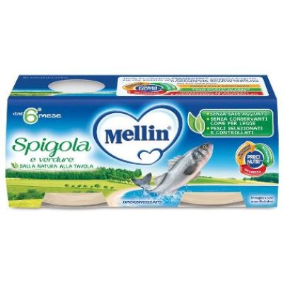 MELLIN OMOG SPIGOLA 2X80G MELLIN OMOG SPIGOLA 2X80G