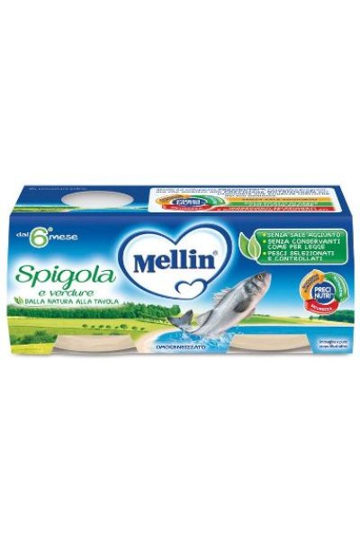 MELLIN OMOG SPIGOLA 2X80G MELLIN OMOG SPIGOLA 2X80G