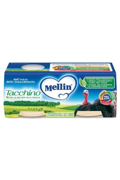 MELLIN-OMO.TACCHINO 2X120G MELLIN-OMO.TACCHINO 2X120G