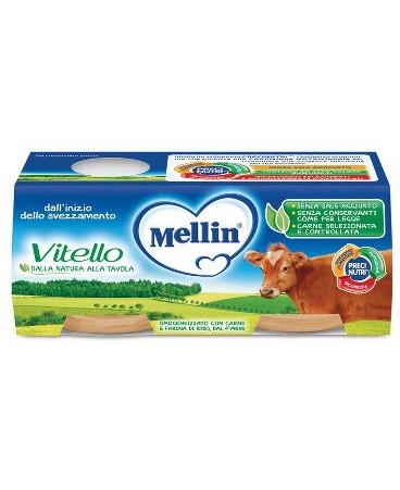 MELLIN-OMO.VITELLO 2X120G