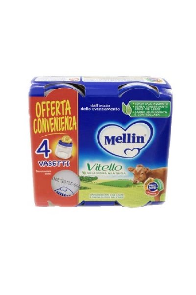 MELLIN OMOG VITELLO 4X80G MELLIN OMOG VITELLO 4X80G