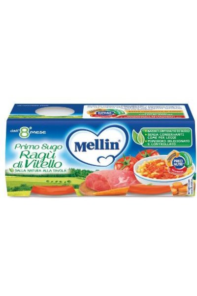 MELLIN PRIMOSUGO RAGU'VTL 2X80G MELLIN PRIMOSUGO RAGU'VTL 2X80G