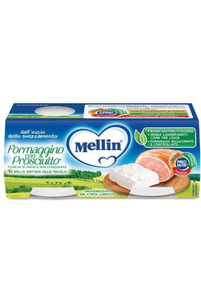 MELLIN-FORMAGGINO PROSCIUT 2X80G MELLIN-FORMAGGINO PROSCIUT 2X80G