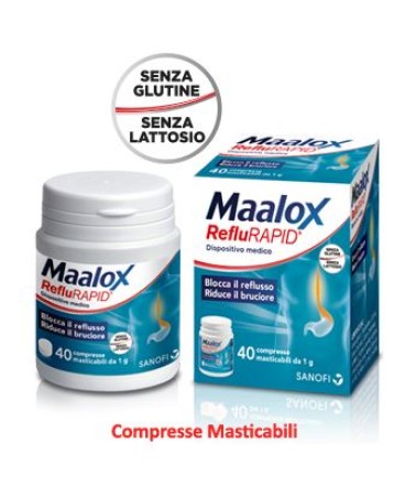 MAALOX REFLURAPID 40CPR MAST