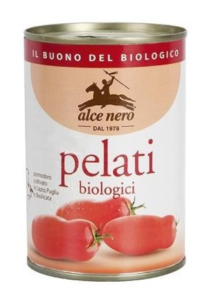 POMODORI PELATI BIO 400G ALCE POMODORI PELATI BIO 400G ALCE