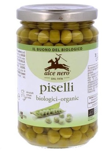 PISELLI LESSATI BIO 300G ALCE PISELLI LESSATI BIO 300G ALCE