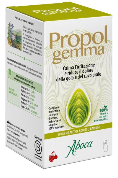 ABOCA propolgemma spray NO ALCOOL bambini dai 3 anni 30 ml. ABOCA propolgemma spray NO ALCOOL bambini dai 3 anni 30 ml.