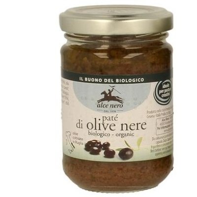 PATE'OLIVE NERE BIO 130G ALCE