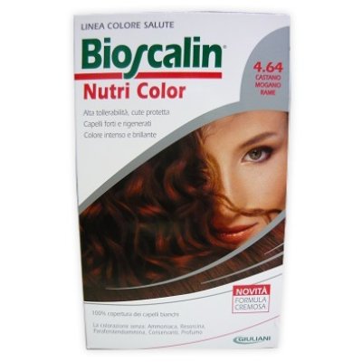BIOSCALIN NUTRICOL tintura per capelli tonalitÃ  4.64 castano-mogano-rame