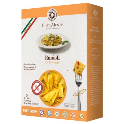 GUSTAMENTE RAVIOLI FORMAGG 250G