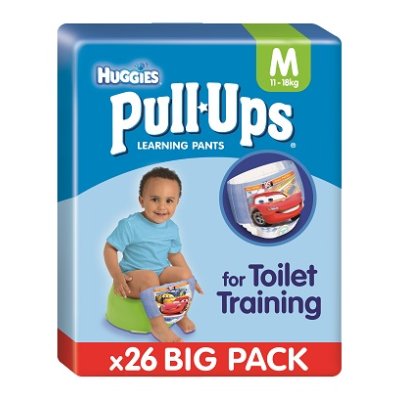 HUGGIES PUL UPS BOY M 11-18K 26P