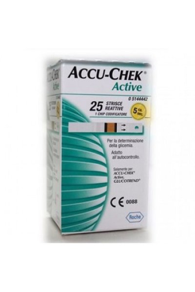 ACCU CHEK ACTIVE STRIPS 25PZ ACCU CHEK ACTIVE STRIPS 25PZ