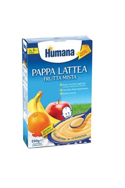 HUMANA PAPPA FRUTTA MISTA 230G HUMANA PAPPA FRUTTA MISTA 230G