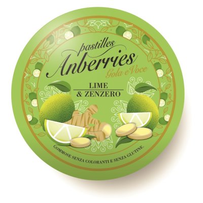 ANBERRIES LIME & ZENZERO