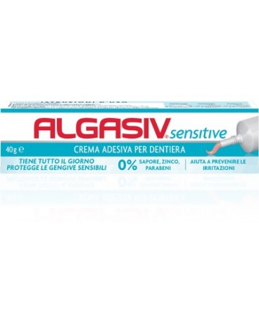 ALGASIV SENSITIVE crema adesiva per dentiera 40 grammi 