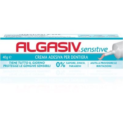 ALGASIV SENSITIVE crema adesiva per dentiera 40 grammi 