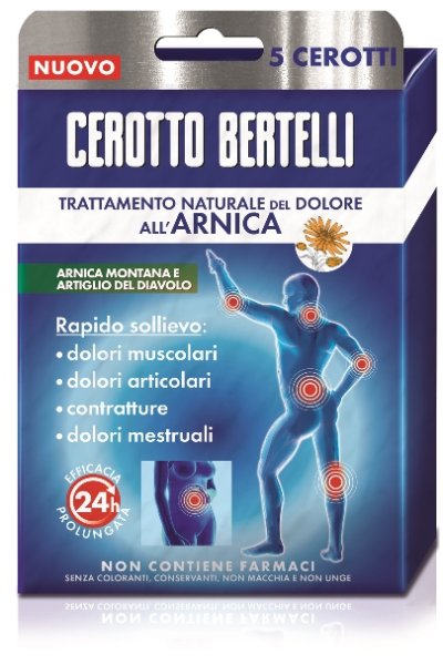 BERTELLI CEROTTO ARNICA 5PZ BERTELLI CEROTTO ARNICA 5PZ