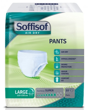 SOFFISOF AIR DRY PANTS SUPER L